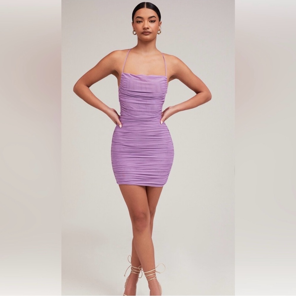 House of CB - Mistress Rocks Lilac Dress